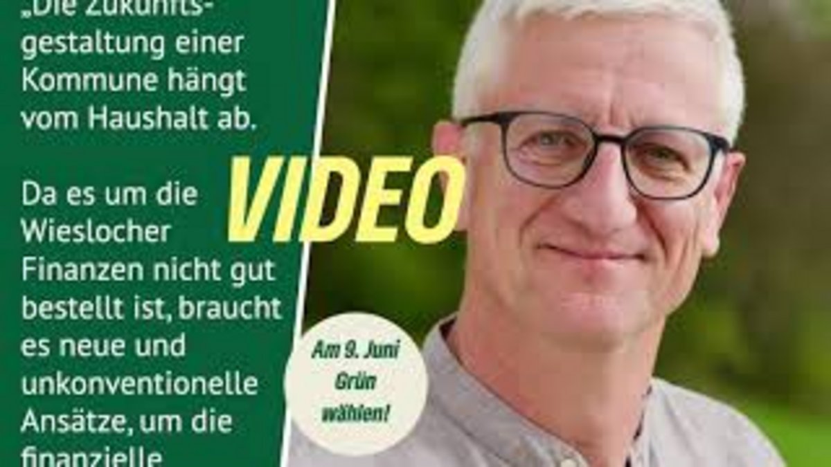 Unser Gemeinderatskandidat Jürgen Wagner in der Videovorstellung