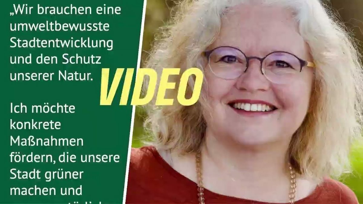 Bettina Zedlitz – unsere Gemeinderatskandidatin in der Videovorstellung.